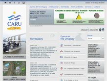 Tablet Screenshot of caru.org.uy